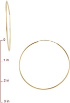 Thumbnail for your product : Argentovivo Extra Large Endless Hoop Earrings