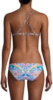 Thumbnail for your product : Red Carter Print Triangle Bikini Top