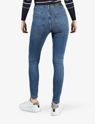 Ted Baker Geon skinny high-rise stretch-denim jeans