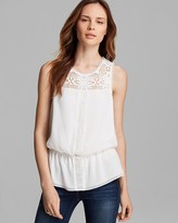 Thumbnail for your product : Adrianna Papell Embroidered Sleeveless Blouse