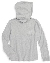 Thumbnail for your product : Vineyard Vines Boy's Heathered Whale Hoodie T-Shirt