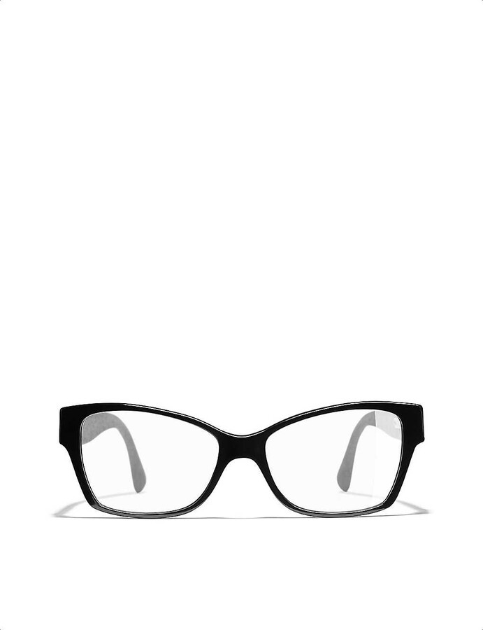 chanel rectangle eyeglasses