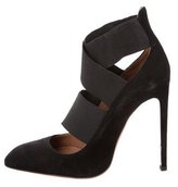 Thumbnail for your product : Alaia Suede Round-Toe Booties