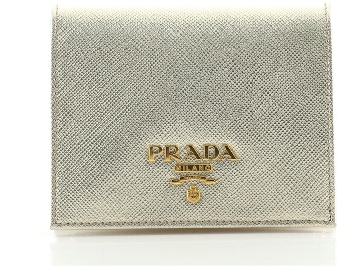 prada small bifold wallet