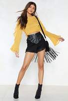Thumbnail for your product : Nasty Gal Play Back Ruffle Blouse