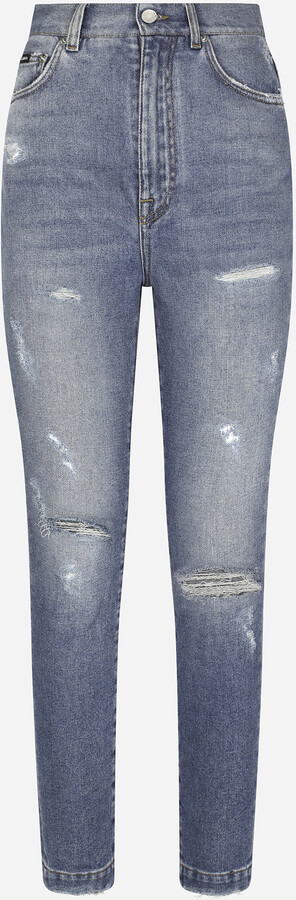 Dolce & Gabbana Grace jeans with ripped details - ShopStyle