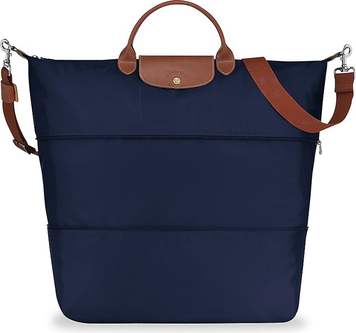 blue longchamp bag