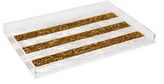 Thumbnail for your product : Edie Parker Rectangular Striped Tray