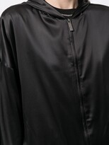 Thumbnail for your product : Fabiana Filippi Zip-Up Hooded Jacket