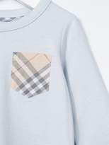 Thumbnail for your product : Burberry Kids check chest pocket pyjamas