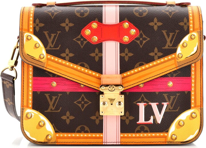 Louis Vuitton Reverse Trunk Cotteville 40 Monogram Macassar Suitcase Brown  LV