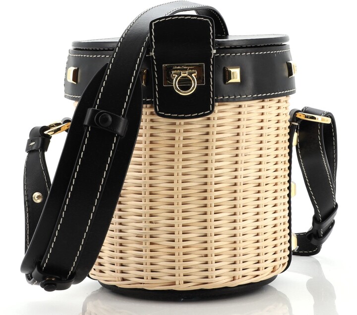 Wicker Bucket Bag | Shop the world's largest collection of fashion 