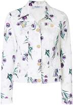 Max Mara floral printed jacket 