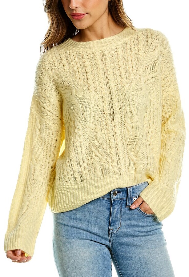 vince yellow sweater
