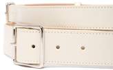 Thumbnail for your product : Alexander McQueen Double Wrap Leather Belt - Womens - White