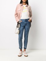Thumbnail for your product : Stella McCartney Crinkled-Finish Skinny Jeans
