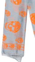 Thumbnail for your product : Alexander McQueen Silk Skull Scarf
