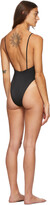 Thumbnail for your product : Versace Underwear Black Greek Key One-Piece Swimsuit