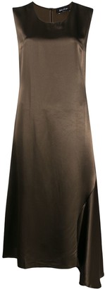 Andrea Ya'aqov Asymmetric Sleeveless Midi Dress