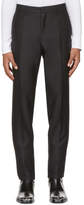 Thumbnail for your product : Calvin Klein Black Wool and Mohair Slim Trousers