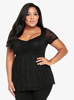 Thumbnail for your product : Torrid Lace Empire Top