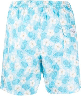 Barba Floral-Print Swimming Shorts