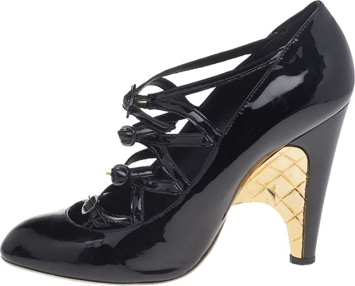 Chanel Patent leather flats - ShopStyle