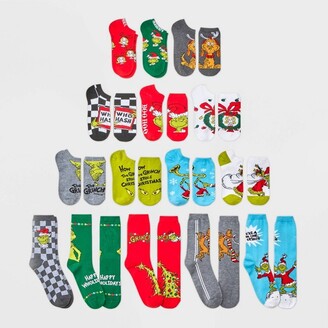 Women' Dr. Seu' The Grinch 15 Day of Sock Advent Calendar - Aorted Color  4-10 - ShopStyle