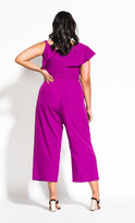 Thumbnail for your product : City Chic Romance Jumpsuit - amethyst