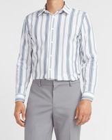 Thumbnail for your product : Express Slim Striped Cotton Stretch Dress Shirt