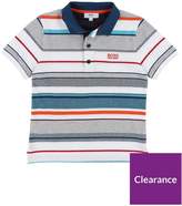 Thumbnail for your product : BOSS Boys Short Sleeve Stripe Polo