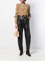 Thumbnail for your product : Isabel Marant patterned high-neck blouse
