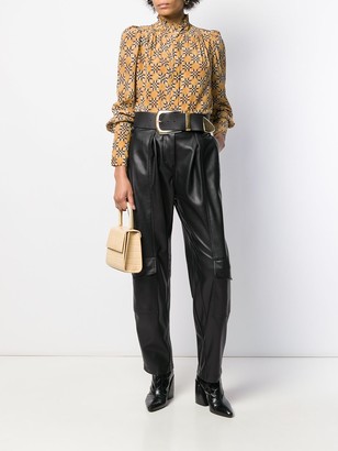 Isabel Marant patterned high-neck blouse