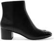 tory burch shelby patenttrimmed leather ankle boots