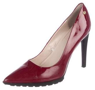 Calvin Klein Patent Leather Pointed-Toe Pumps