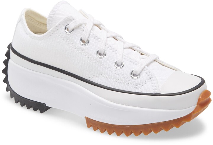 white converse platforms