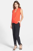 Thumbnail for your product : Vince Camuto Women's Faux Wrap Shirttail Blouse