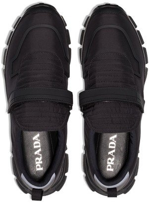 Prada touch strap low-top sneakers