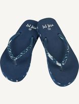 Thumbnail for your product : Fat Face Leaf Print Wedge Flip Flops