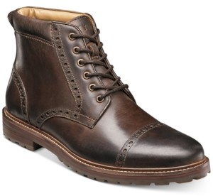 florsheim men's foundry cap toe dress casual boot oxford