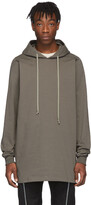 Thumbnail for your product : Rick Owens Grey Long Hoodie