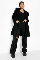 Thumbnail for your product : boohoo Teddy Faux Fur Double Breasted Coat