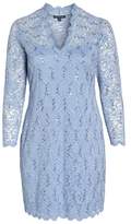 Thumbnail for your product : Marina Sequin Stretch Lace Sheath Dress