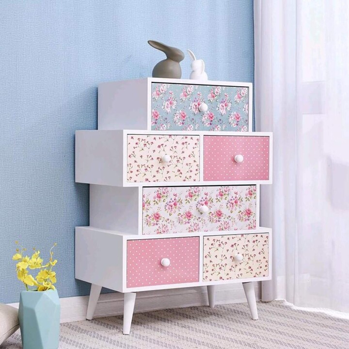 Home Source Eccleshall Floral 6 Drawer Chest Storage Unit ShopStyle