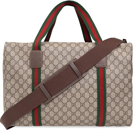 GUCCI OPHIDIA DUFFLE BAG REVIEW! Gucci Ophidia vs. Louis Vuitton Keepall 