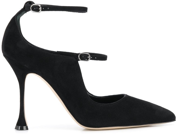 black suede mary jane shoes
