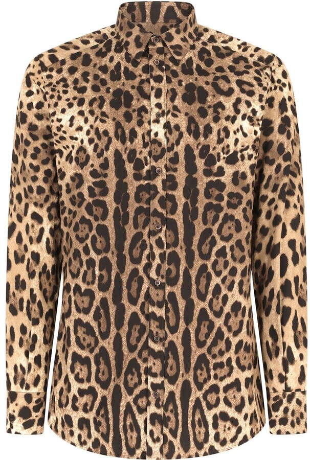 Mens Leopard Print Button Shirt | Shop the world's largest 