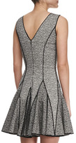 Thumbnail for your product : Halston Outlined Printed Flare Dress