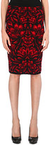 Thumbnail for your product : Alexander McQueen Jacquard-knit pencil skirt