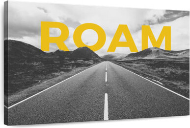 Ebern Designs Tergel Roam Typography